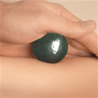 Massage-Kugel Heliotrop, 4,0cm, in Geschenkdose