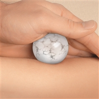 Magnesite massage ball, 4.0 cm, in gift box