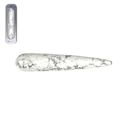 0509112091 Massage pen Magnesite thick, in gift box | wholesaler gems & healing stones