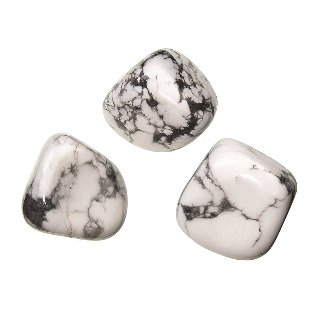 Tumbled Stones Magnesite, 2,5 - 3,5cm (100g/VE)