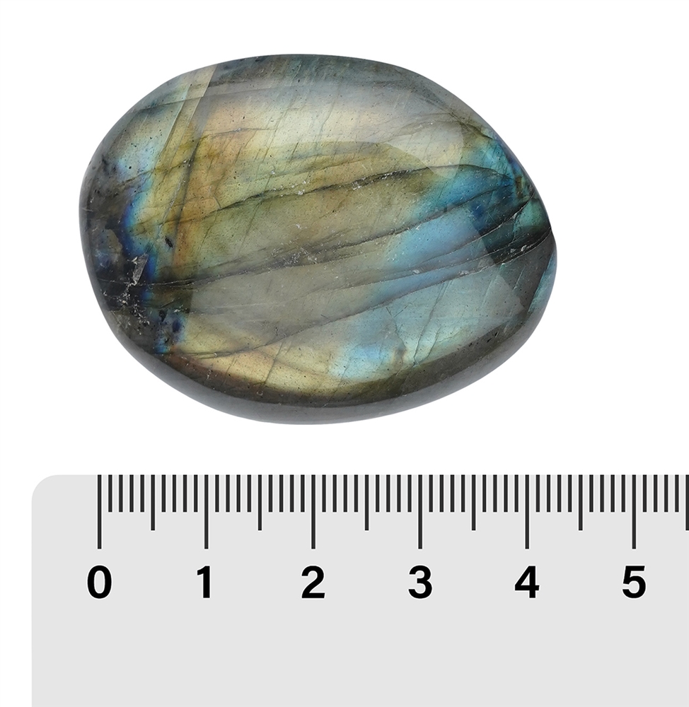 Hand flatterer labradorite AAA, 3.0 - 5.0cm (6 pcs./ PU)