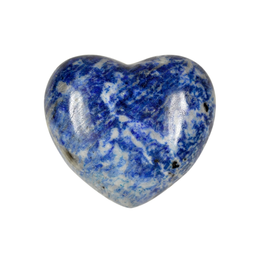 Herz bauchig, Lapis Lazuli B, 5,5cm