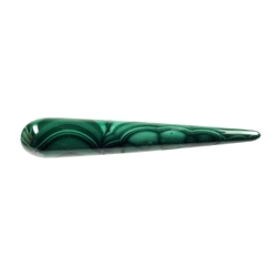 0510612010 Massage stylus Malachite (rod.) | wholesaler gems, healing stones & jewelry