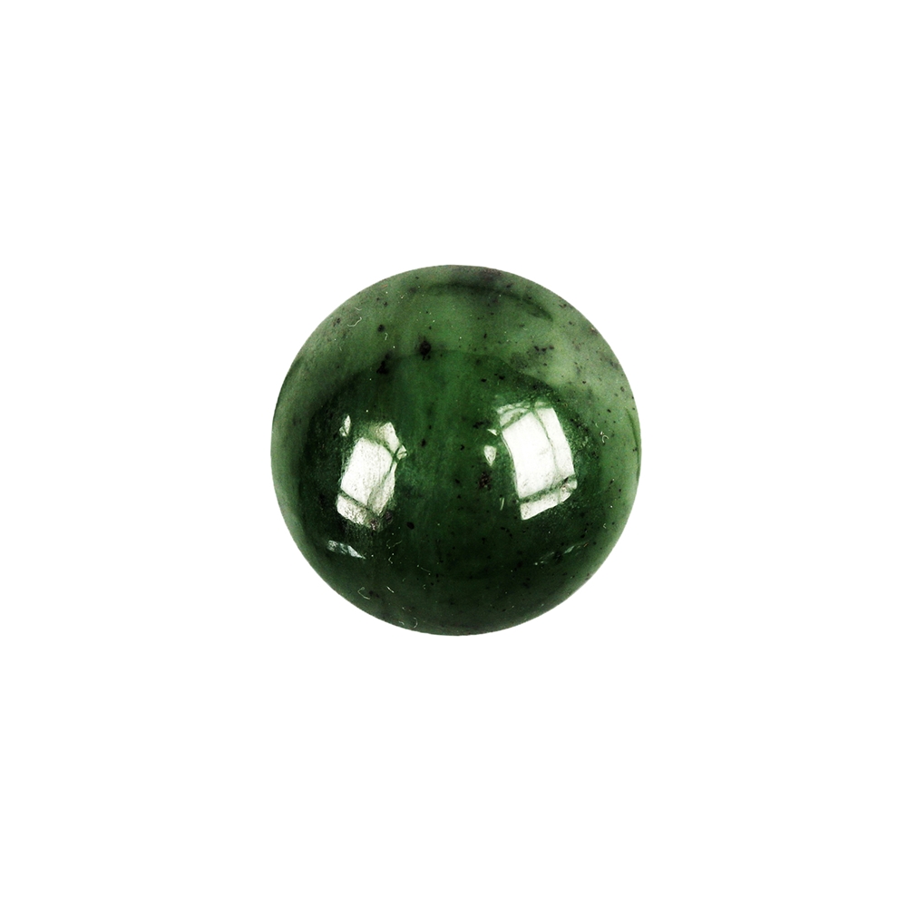 Boule de jade néphrite, 1,5cm (calibrée)