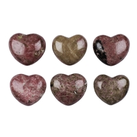 Heart puffy, Rhodonite, 4,5cm