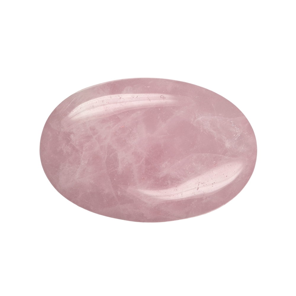 Lente di pietra quarzo rosa