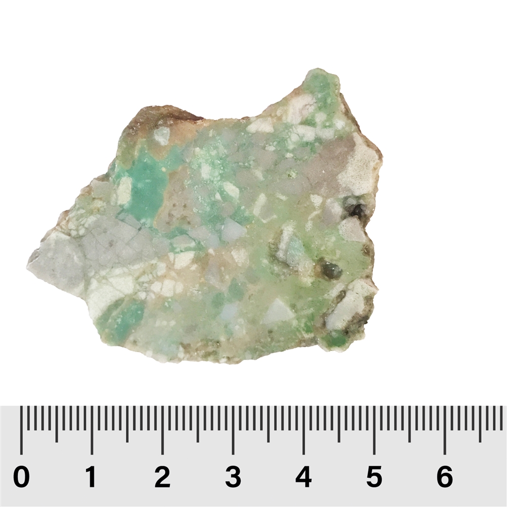 One side polished pieces Variscite, 4,0 - 6,0cm (24 pcs./ PU)