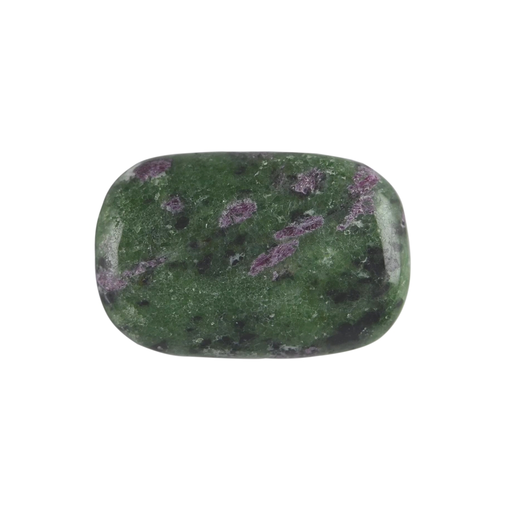 Rectangle Zoisite with Ruby, 2,0 x 3,0cm