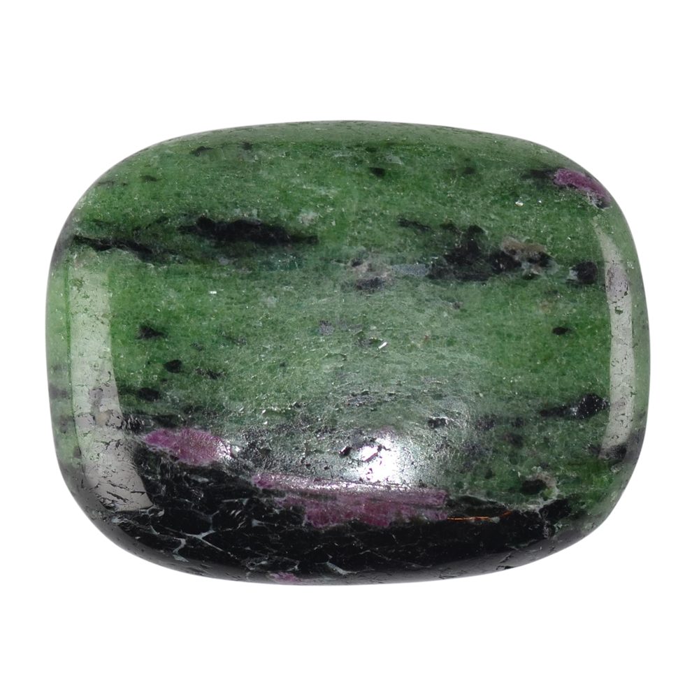 Rectangle Zoisite with Ruby, 3,0 x 4,0cm
