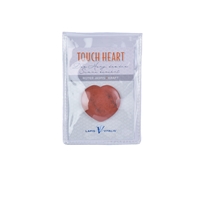 Touch Heart Jaspis (rot) mit Beileger in Pouch