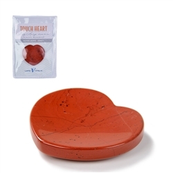 0516530005 Touch Heart Jaspis (rot) mit Beileger in Pouch | Marco Schreier