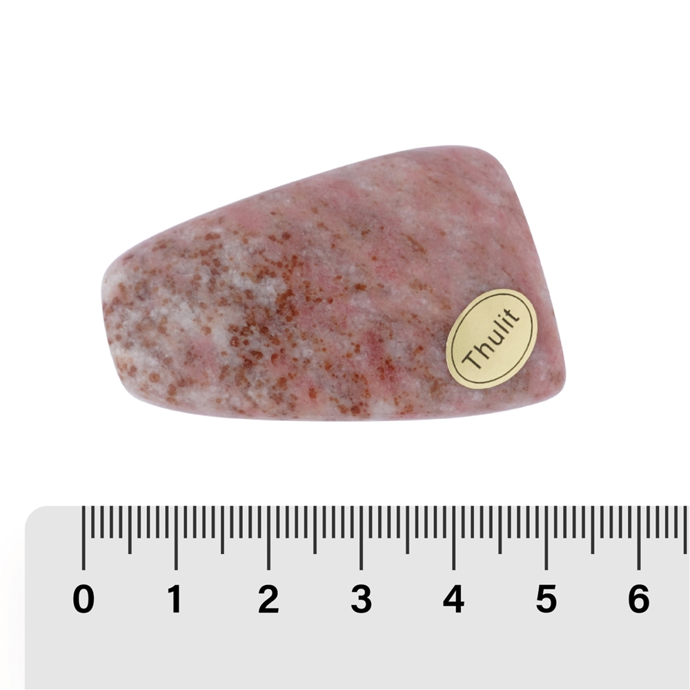 Tumbled Stones Thulite, 4,5 - 5,0cm (35 pcs./ PU)