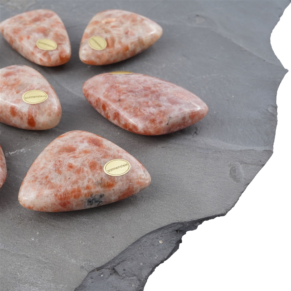 Tumbled Stone Sunstone, 5.0 - 7.5cm (24 pcs./ PU)