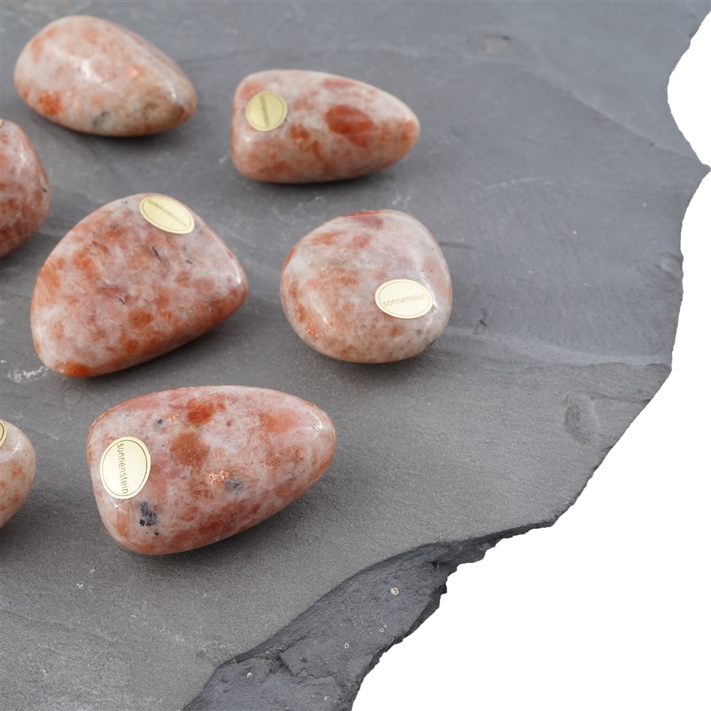 Tumbled Stone Sunstone, 3.5 - 4.0cm (54 pcs./ PU)