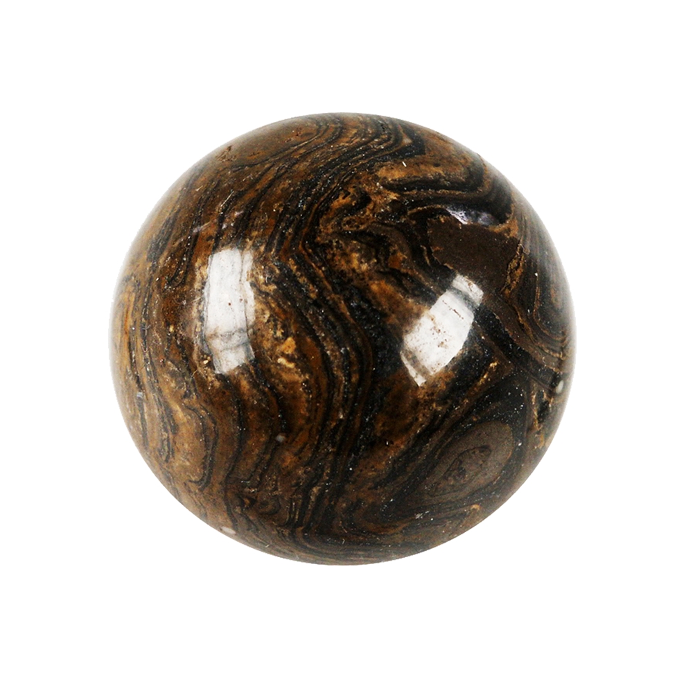 Stromatolite sphere, 3.0cm (calibrated)