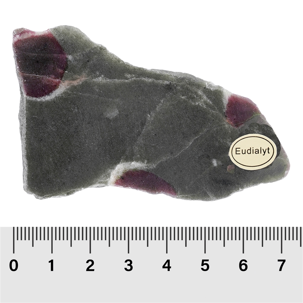 One side polished pieces Eudialyte, 04 - 07cm (24 pcs./VE)