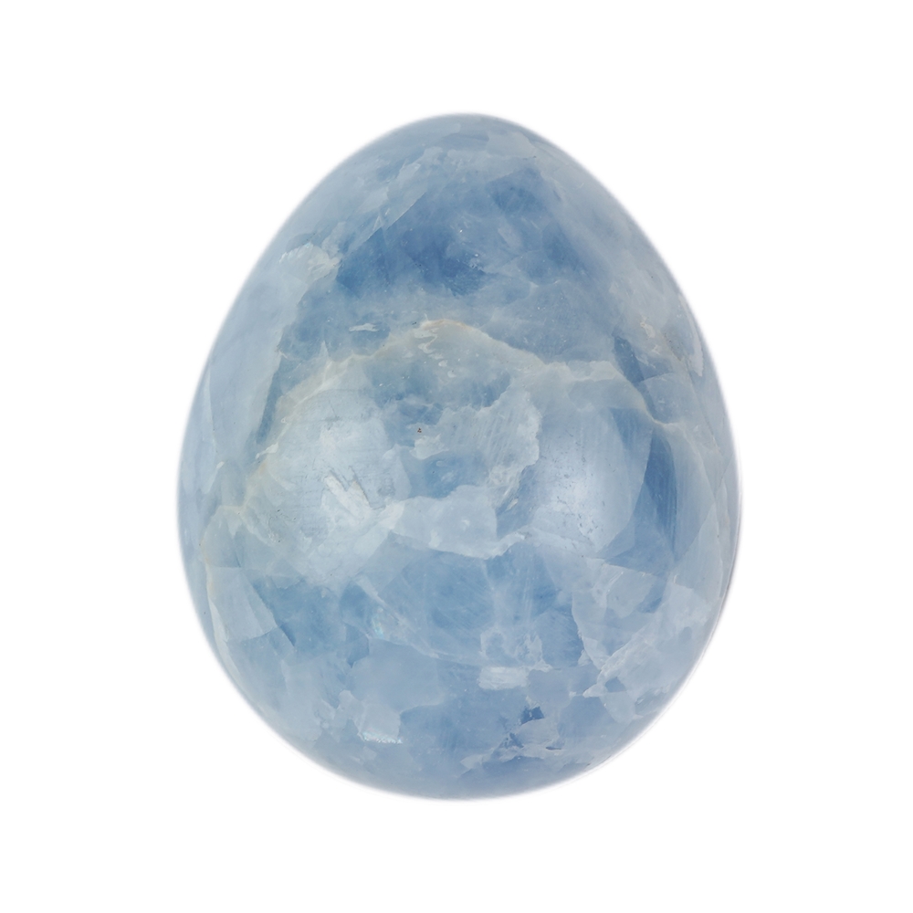 Oeuf Calcite (bleue), 6,0cm