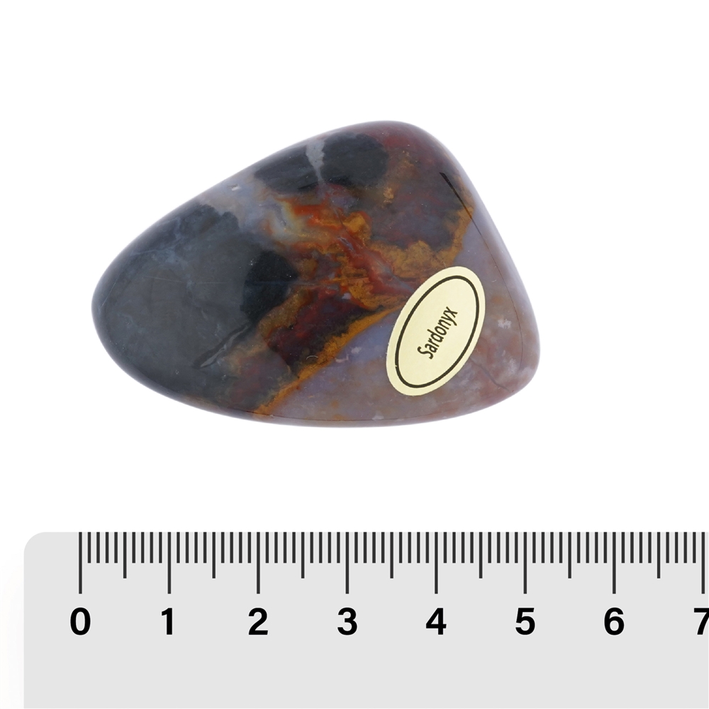 Piedras rodadas Sardonyx, 4,0 - 5,5cm (35 unid./VE)