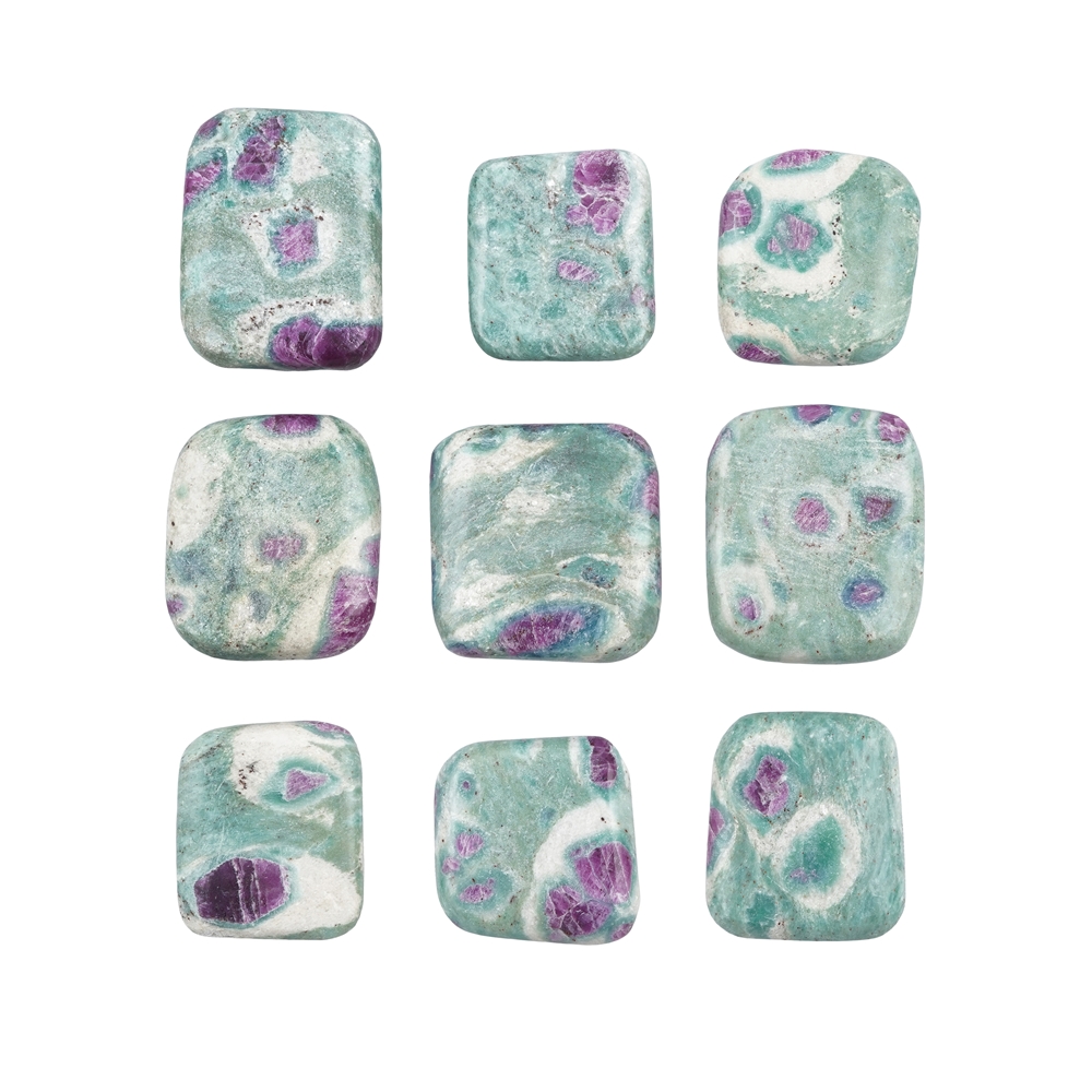 Corner Stones Fuchsite with Ruby (100g/ PU) | wholesaler gems & healing stones