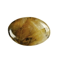 0527423001 Small Palmstone Iron Quartz (yellow) | wholesaler gems, healing stones & jewelry