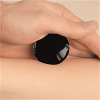 Boule de massage Obsidienne (noire), 4,0cm, en boîte cadeau