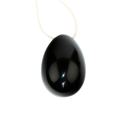 0528802026 Yoni Egg Obsidian, 3,5cm (small) | wholesaler gems, healing stones & jewelry