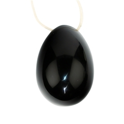 0528802028 Yoni Egg Obsidian, 5,0cm (large) | wholesaler gems, healing stones & jewelry