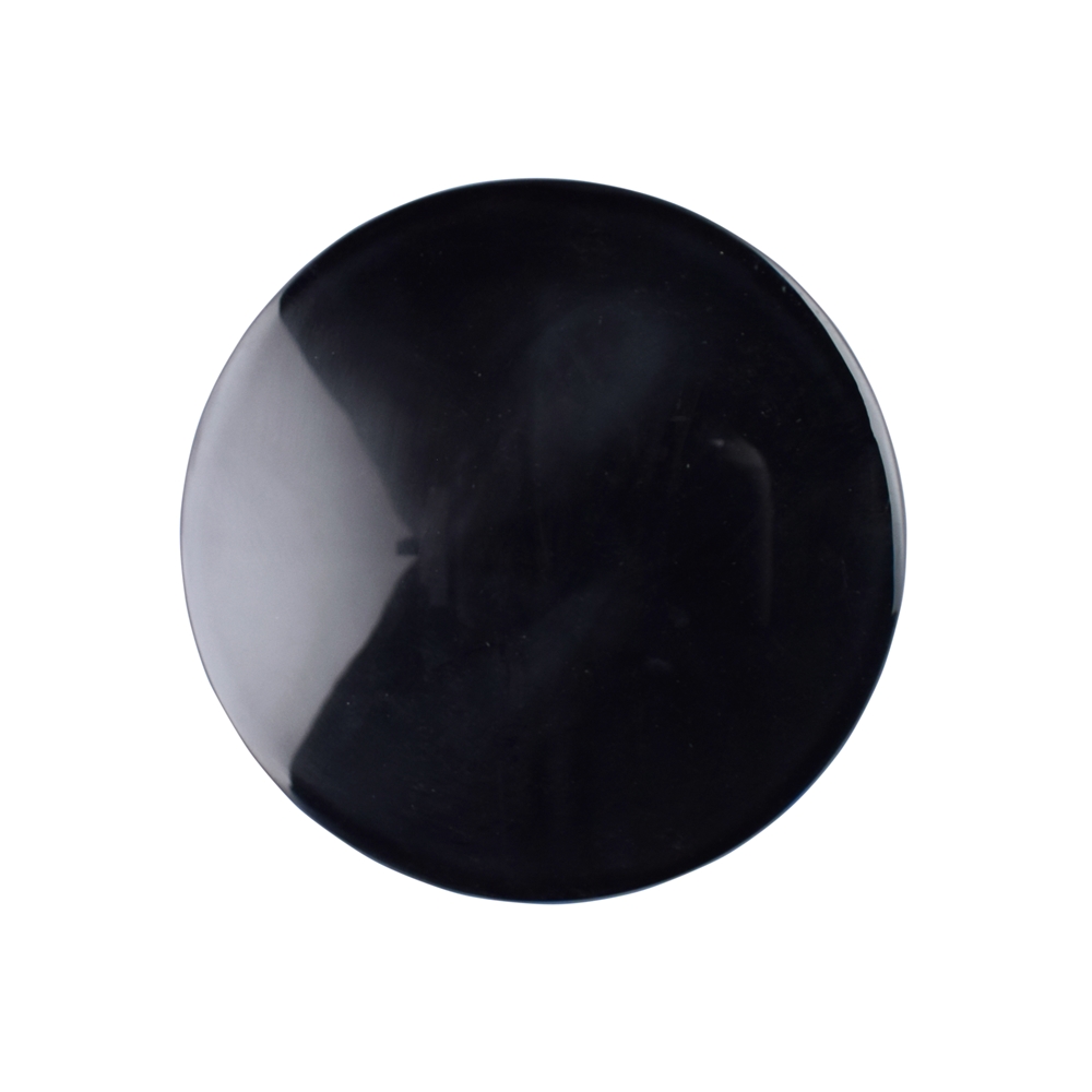 Miroir Obsidienne (noir) rond, 12cm