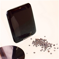Mirror Obsidian (black), 06 x 08,5cm