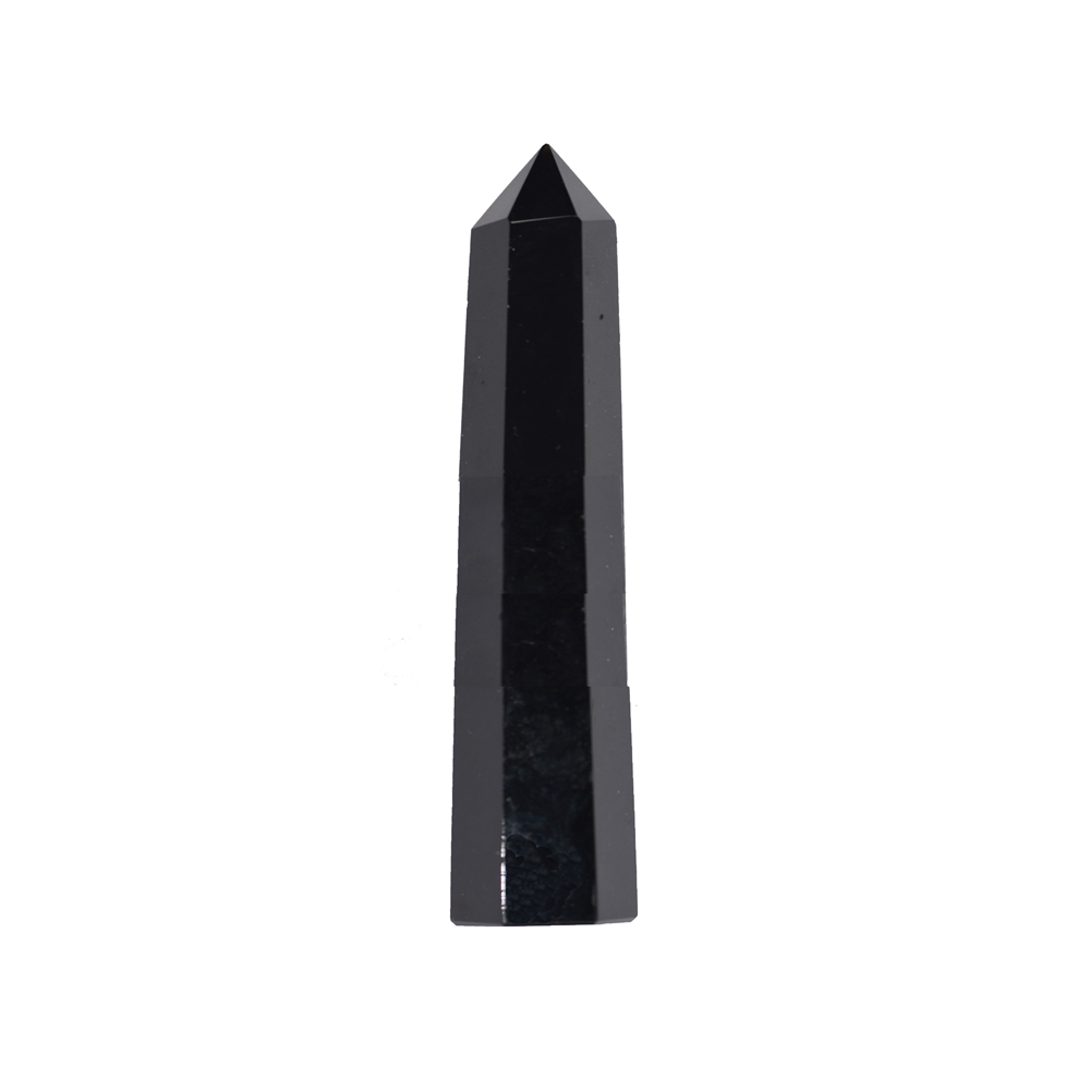 Obelisco di ossidiana (nero), 11 cm