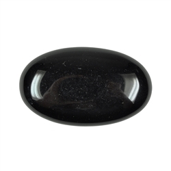 0528823001 Linsenstein Obsidian (schwarz) | Großhändler Edelsteine, Heilsteine & Schmuck