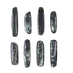 0530327500 Serafinite pencil stones (100g/ PU) | wholesaler gems, healing stones & jewelry