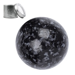 0535601040 Kugel Gabbro (Mystic Merlinite), 4,0cm | Edelsteine, Heilsteine & Schmuck-Handel