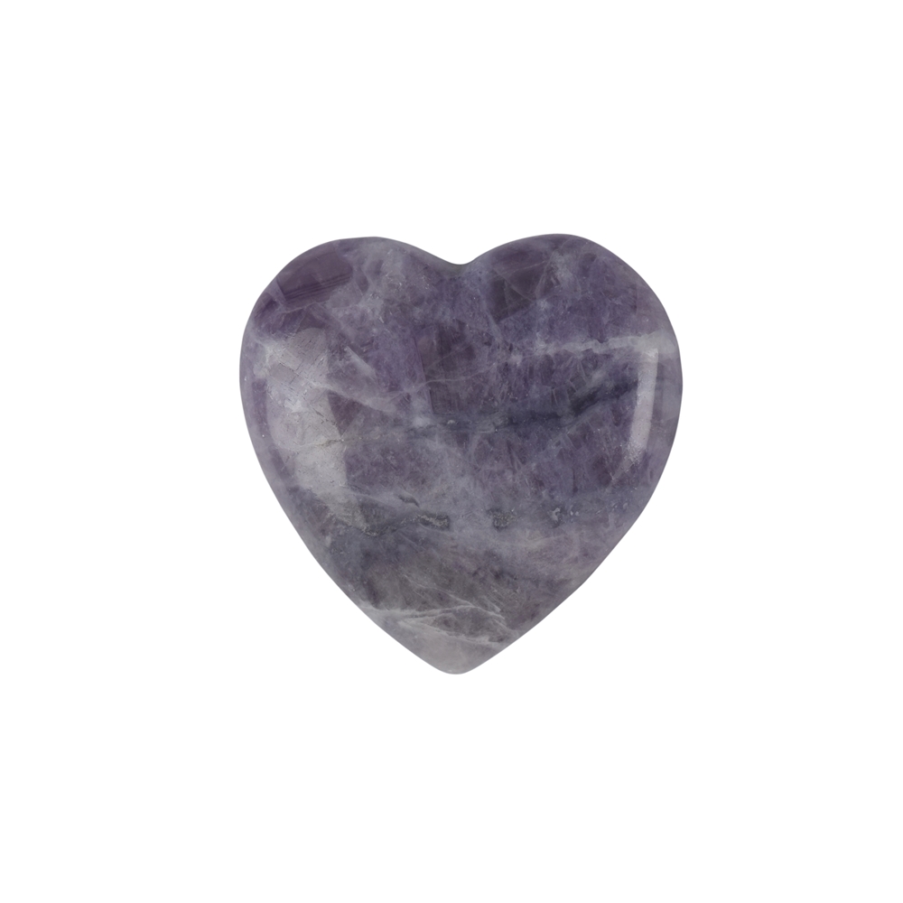 Cuore, fluorite (viola), 4,0 cm