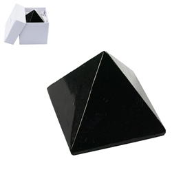 0543203301 Pyramide Schungit (stab.), 03,0cm, in Geschenkschachtel | Marco Schreier