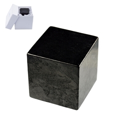 0543252012 Cubo di shungite (stab.), 04 cm, in confezione regalo | Marco Schreier