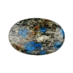 0550023001 Small Palmstone K2 (Azurite in Gneiss) | Schreier gems, healing stones & jewelry