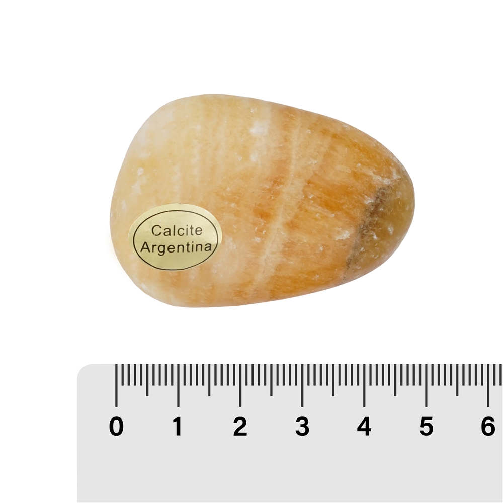 Pietre burattate di calcite (miste), 3,5 - 5,0 cm (35 pz./ UC)