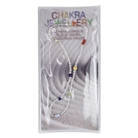 Chaîne de chakra "Crystal", 42cm (plus 6cm de chaîne d'extension)