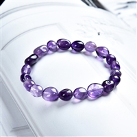 Armband, Amethyst extra, 06-08mm Nuggets