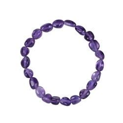 0601250090 Armband, Amethyst extra, 10mm Nuggets | Edelsteine, Heilsteine & Schmuck-Handel