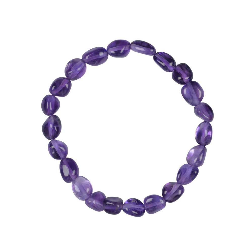 Armband, Amethyst extra, 10mm Nuggets