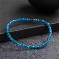 Bracelet, apatite (stab.), 04mm beads