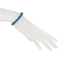 Bracelet, apatite (stab.), 07,5 - 08,5mm beads