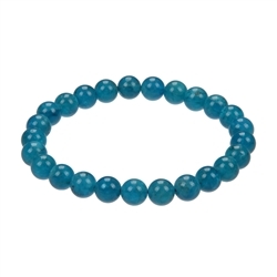 0602050178 Bracelet, apatite (stab.), 07,5 - 08,5mm beads | gems, healing stones & jewelry