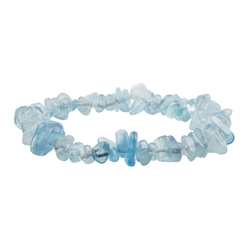 0602261002 Armband Aquamarin, 05 - 08mm Splitter | Edelsteine, Heilsteine & Schmuck-Handel