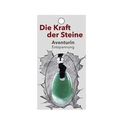 0603171015 Kraftstein-Anhänger Aventurin (Entspannung) | Edelsteine, Heilsteine & Schmuck