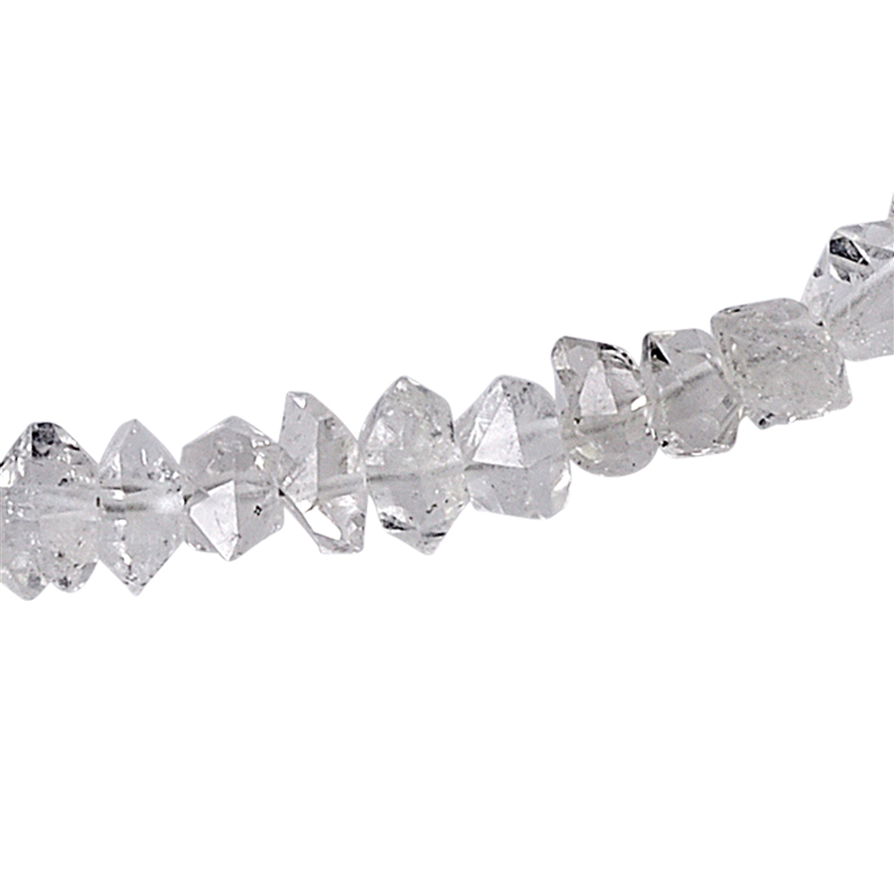 Kette Herkimer-Diamanten, 06-07mm/42cm (mittel)