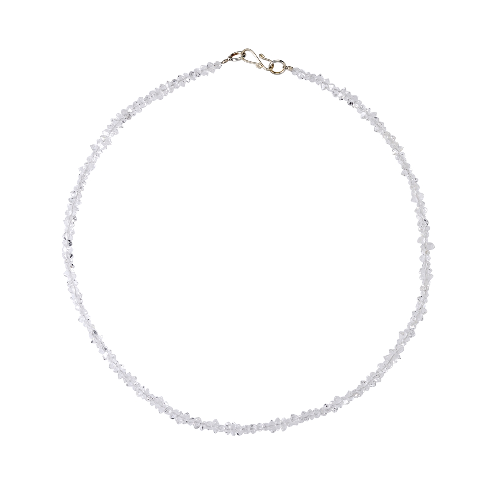 Herkimer Diamond necklace, 06-07mm/42cm (medium)