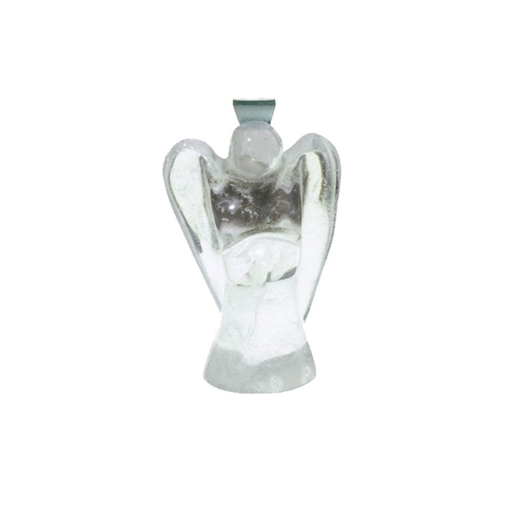 Ange pendentif Cristal de roche (clarté), 3,0cm